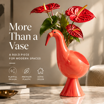 LOVINAYIY Coral Flamingo Vase - more than a vase bold piece for modern spaces lifestyle
