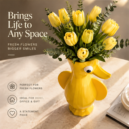 LOVINAYIY Yellow Duck Vase - more than just a vase lifestyle
